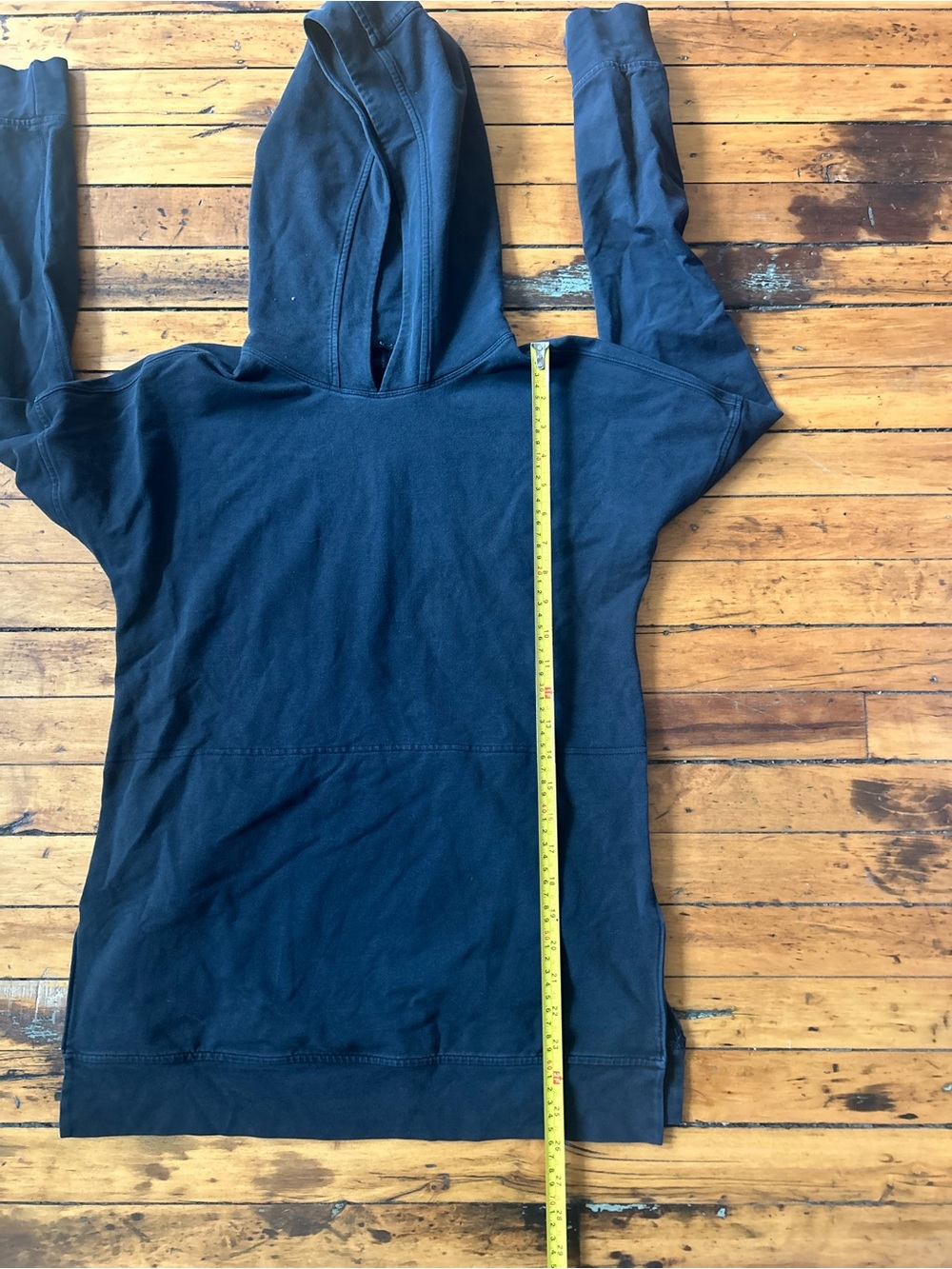 Lululemon Black Oversized Pullover Hoodie with Embossed Back Logo - Picture 8 of 12
